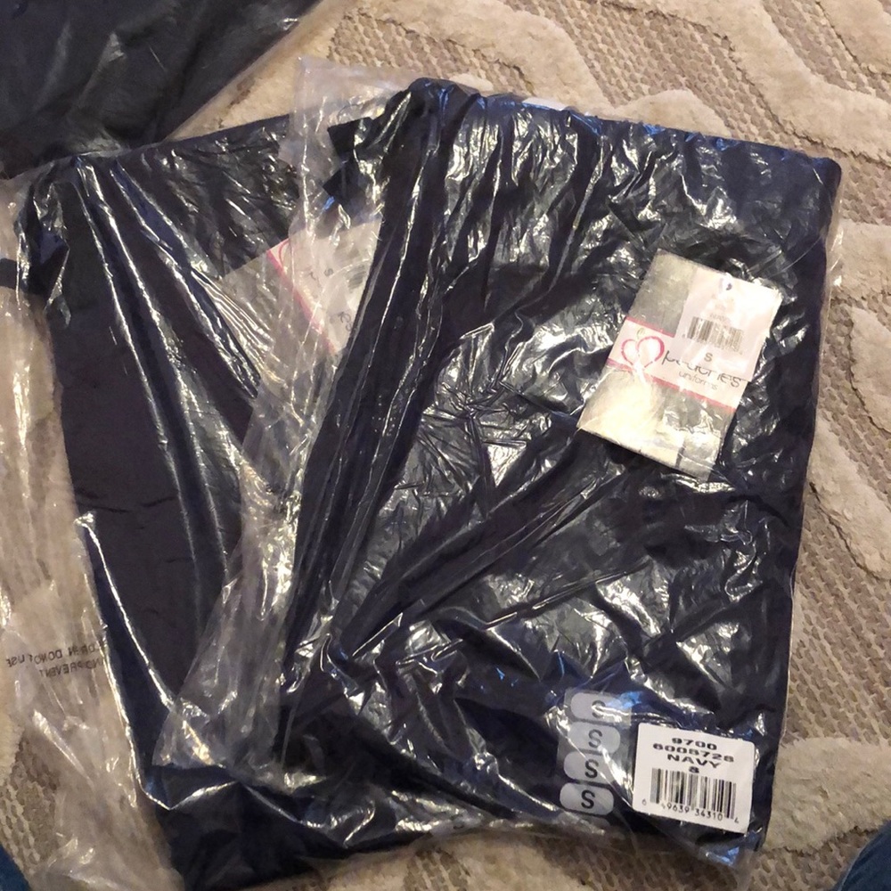 Navy blue scrubs
